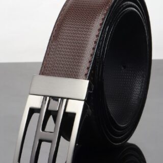 Men Textured Formal Belt